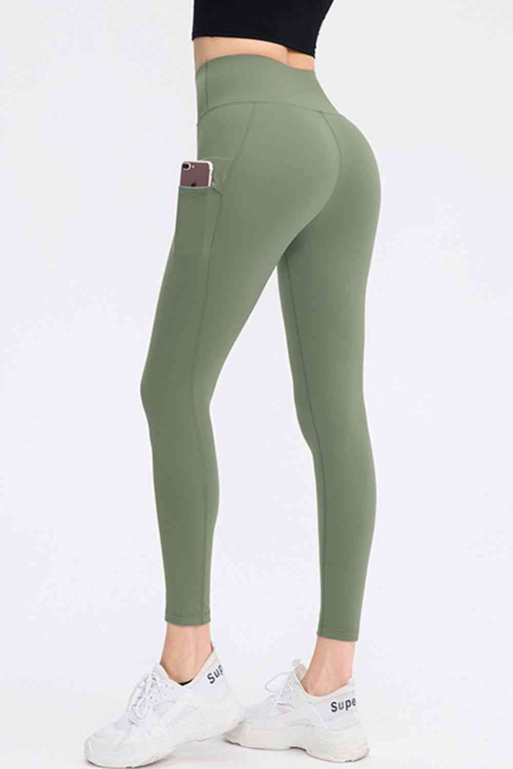Slim Fit Leggings with Pocket