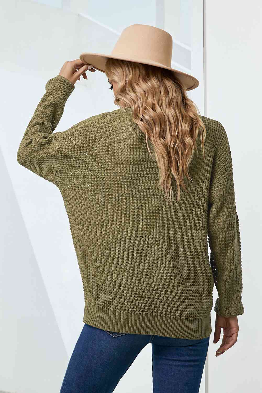 Button Down Pocketed Cardigan