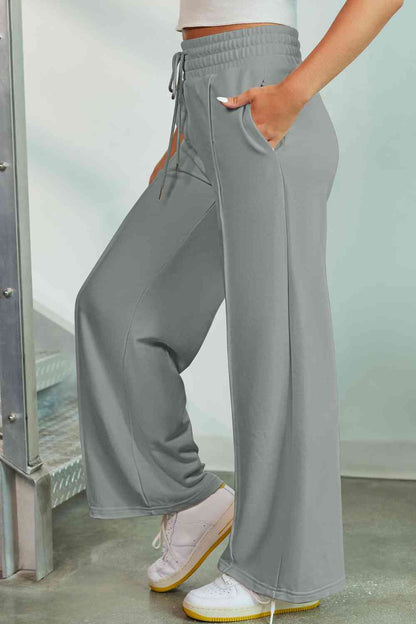 Wide Leg Pants with Pockets