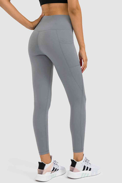 High Rise Active Leggings with Side Pocket
