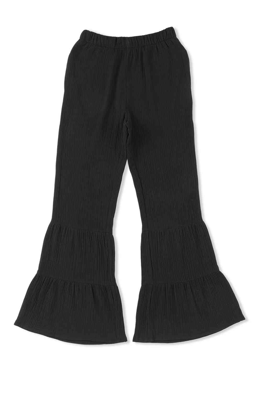 Long Flare Pants with Pockets