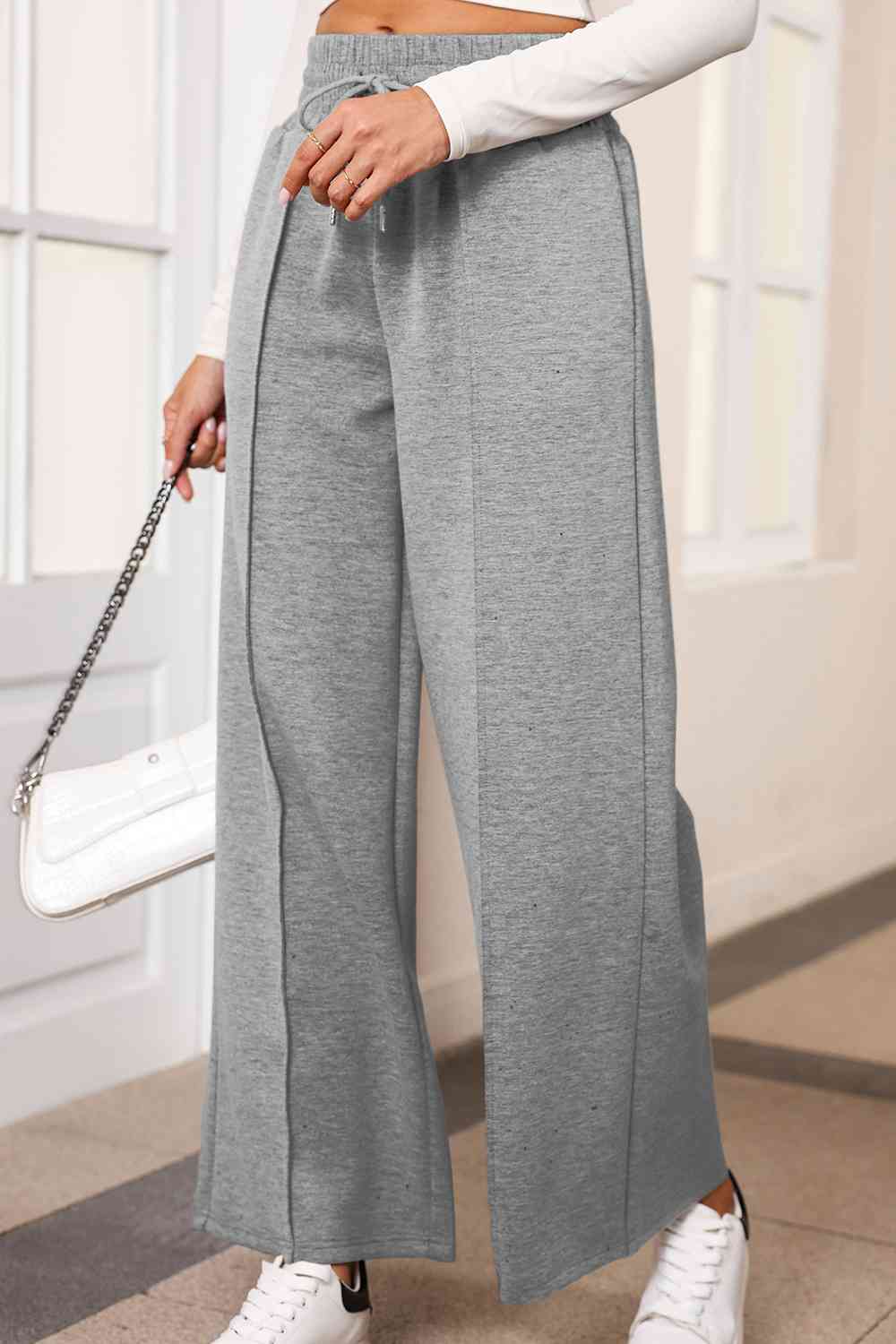 Wide Leg Pants with Pockets