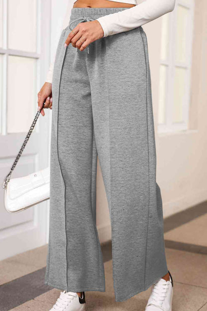Wide Leg Pants with Pockets