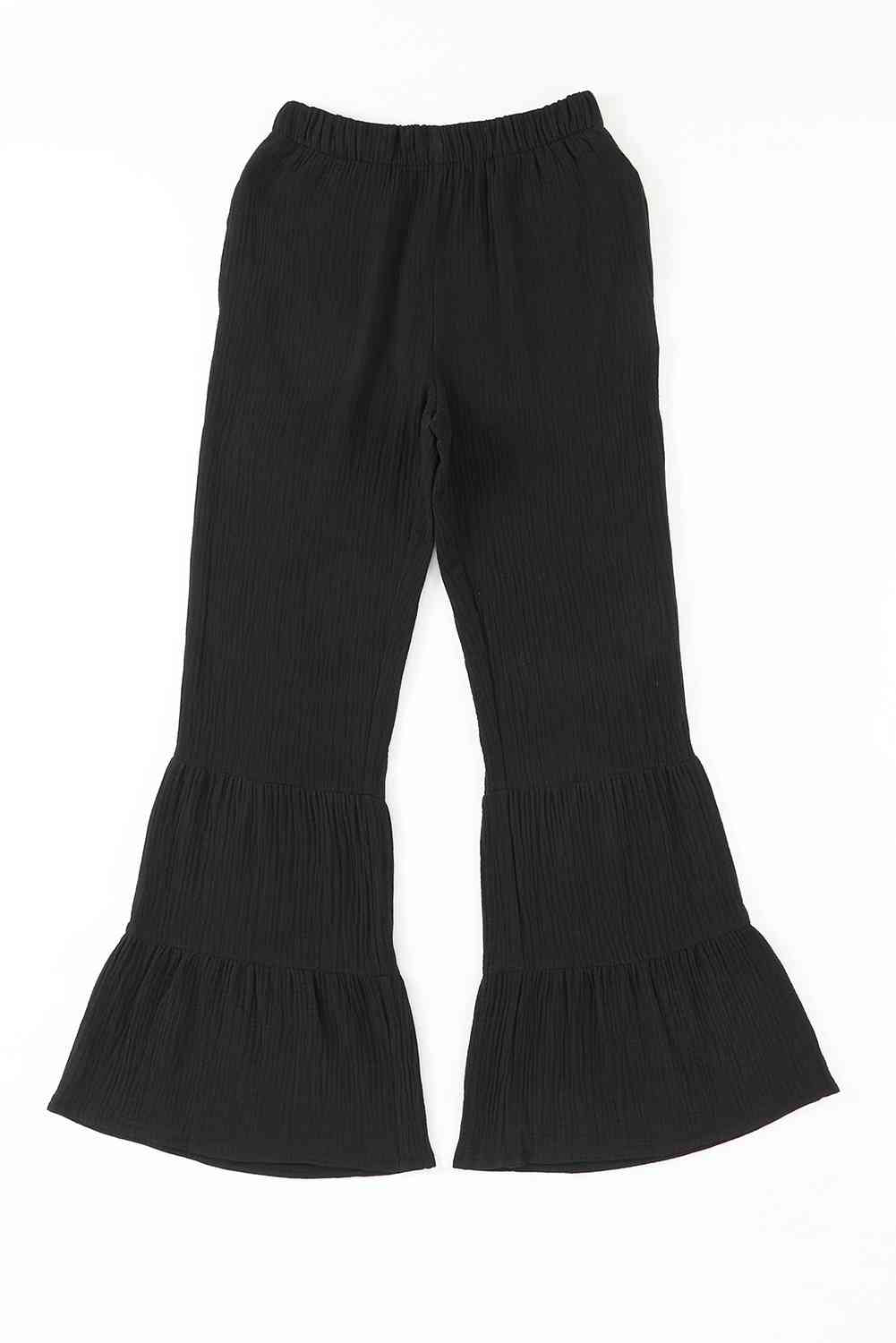 Long Flare Pants with Pockets