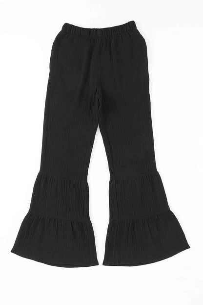 Long Flare Pants with Pockets