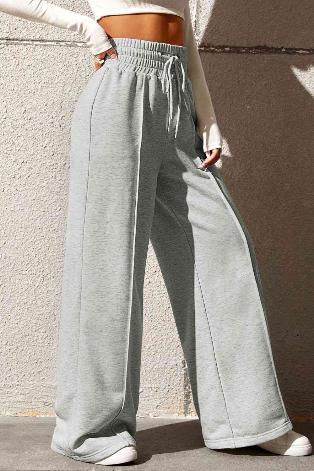 Wide Leg Pants with Pockets
