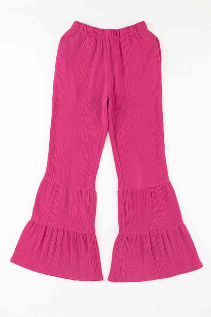 Long Flare Pants with Pockets