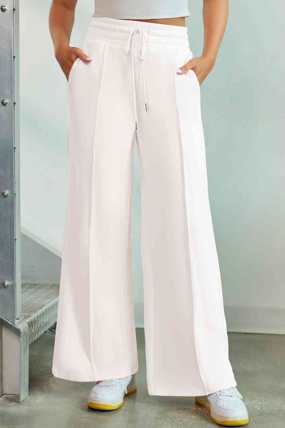 Wide Leg Pants with Pockets