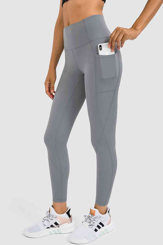 High Rise Active Leggings with Side Pocket