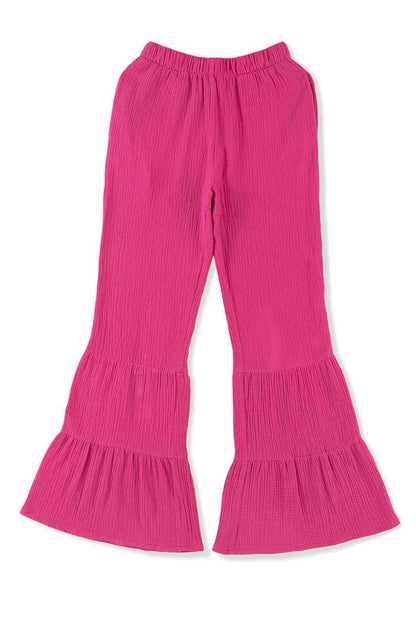 Long Flare Pants with Pockets
