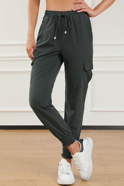 Drawstring Joggers With Pockets