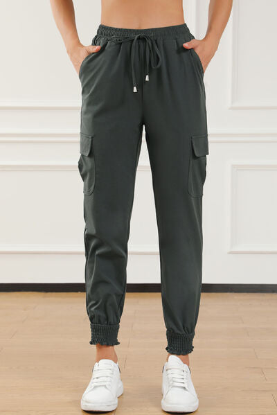 Drawstring Joggers With Pockets
