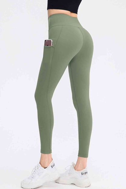 Slim Fit Leggings with Pocket