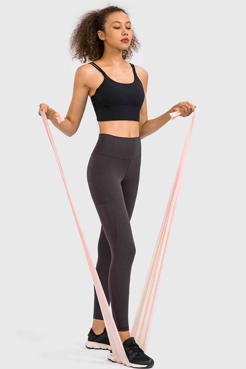 High Rise Active Leggings with Side Pocket