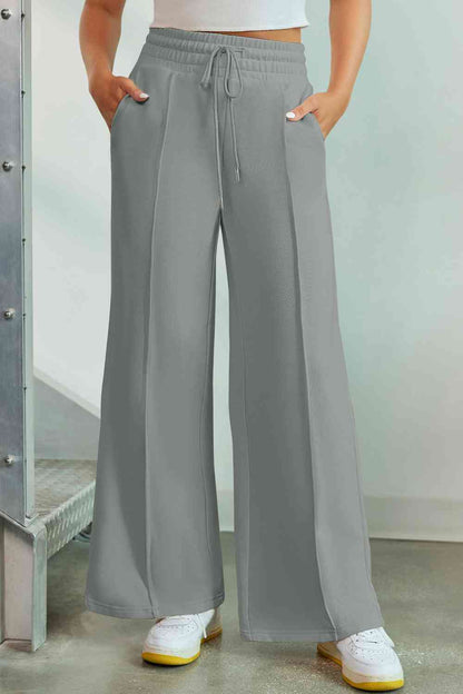 Wide Leg Pants with Pockets