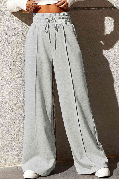 Wide Leg Pants with Pockets