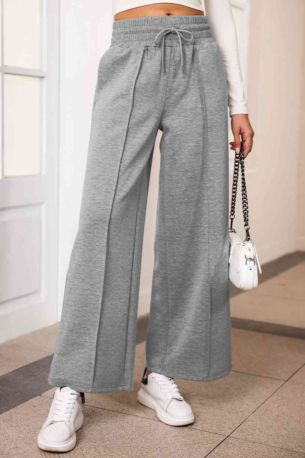Wide Leg Pants with Pockets