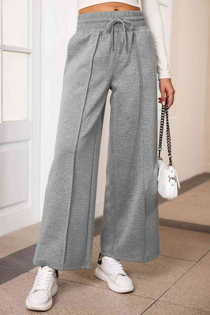 Wide Leg Pants with Pockets
