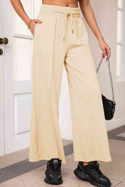 Wide Leg Pants with Pockets