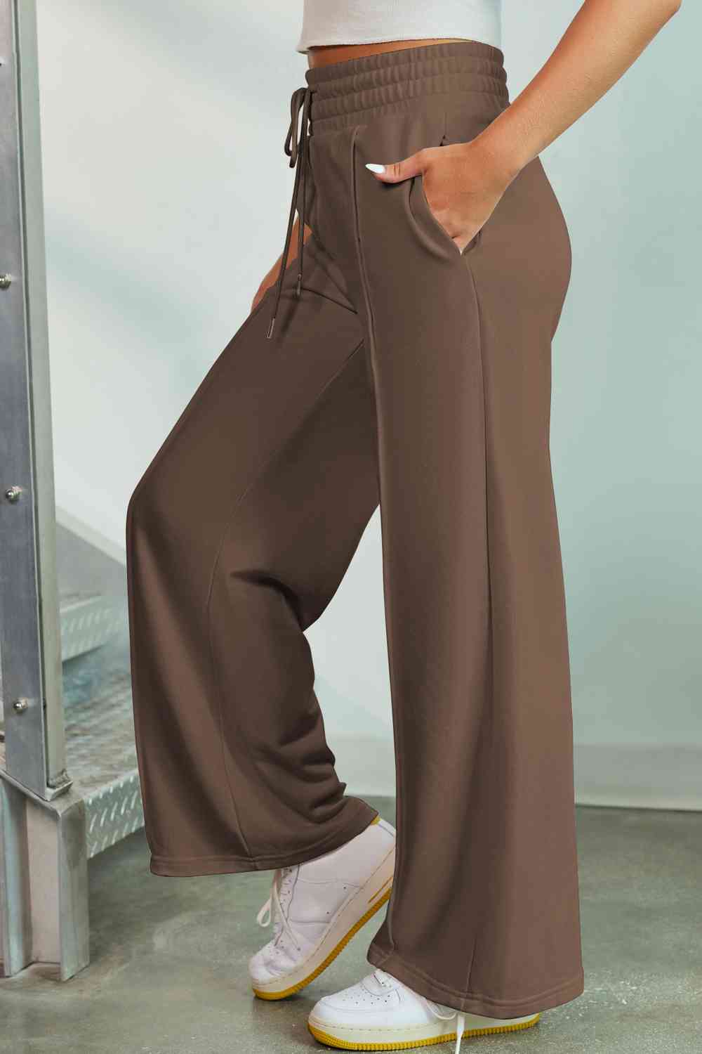 Wide Leg Pants with Pockets