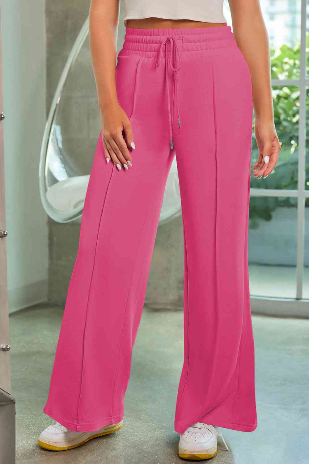 Wide Leg Pants with Pockets