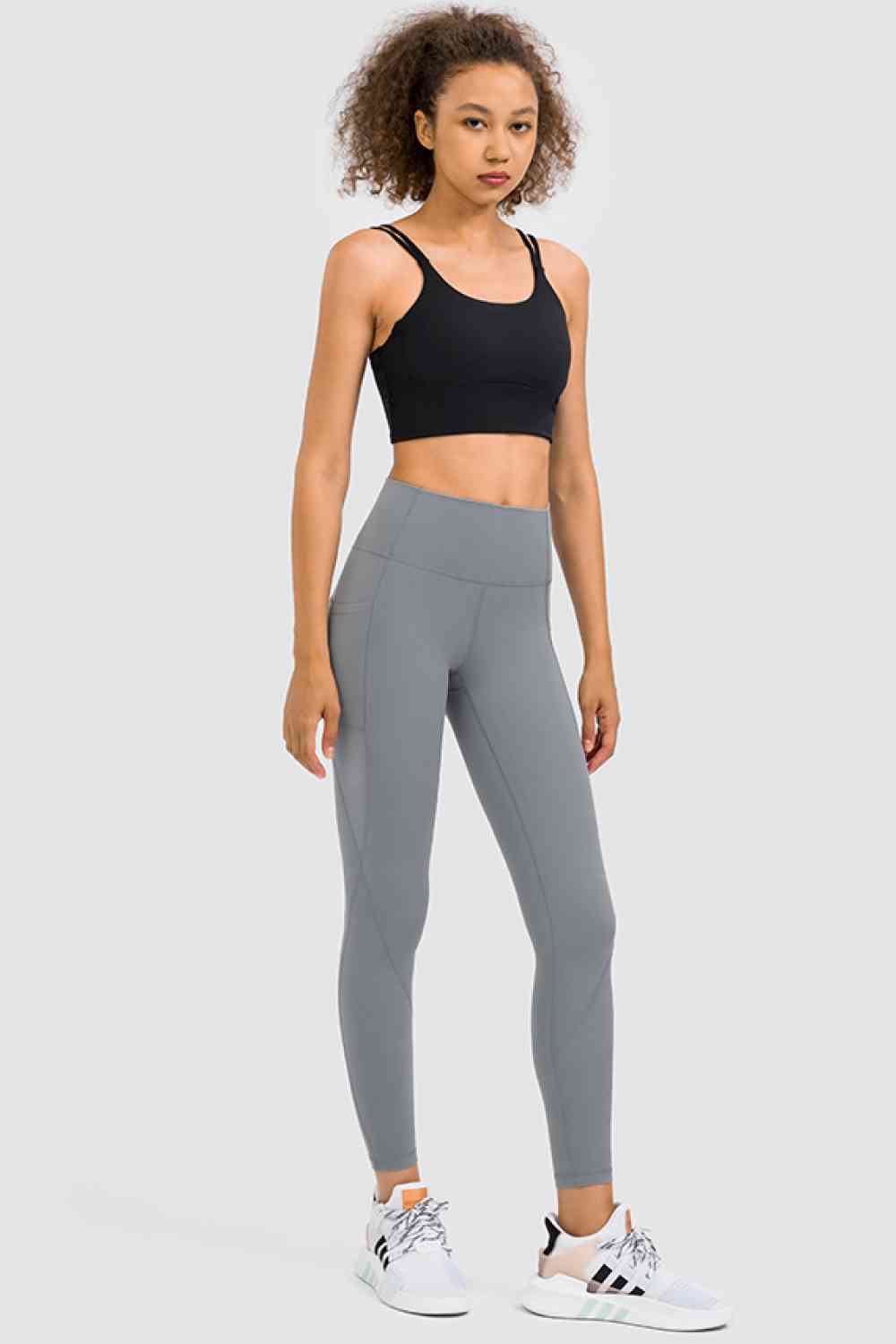 High Rise Active Leggings with Side Pocket