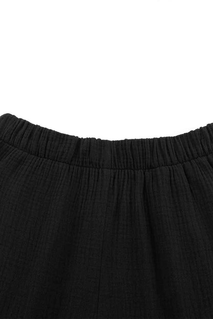 Long Flare Pants with Pockets