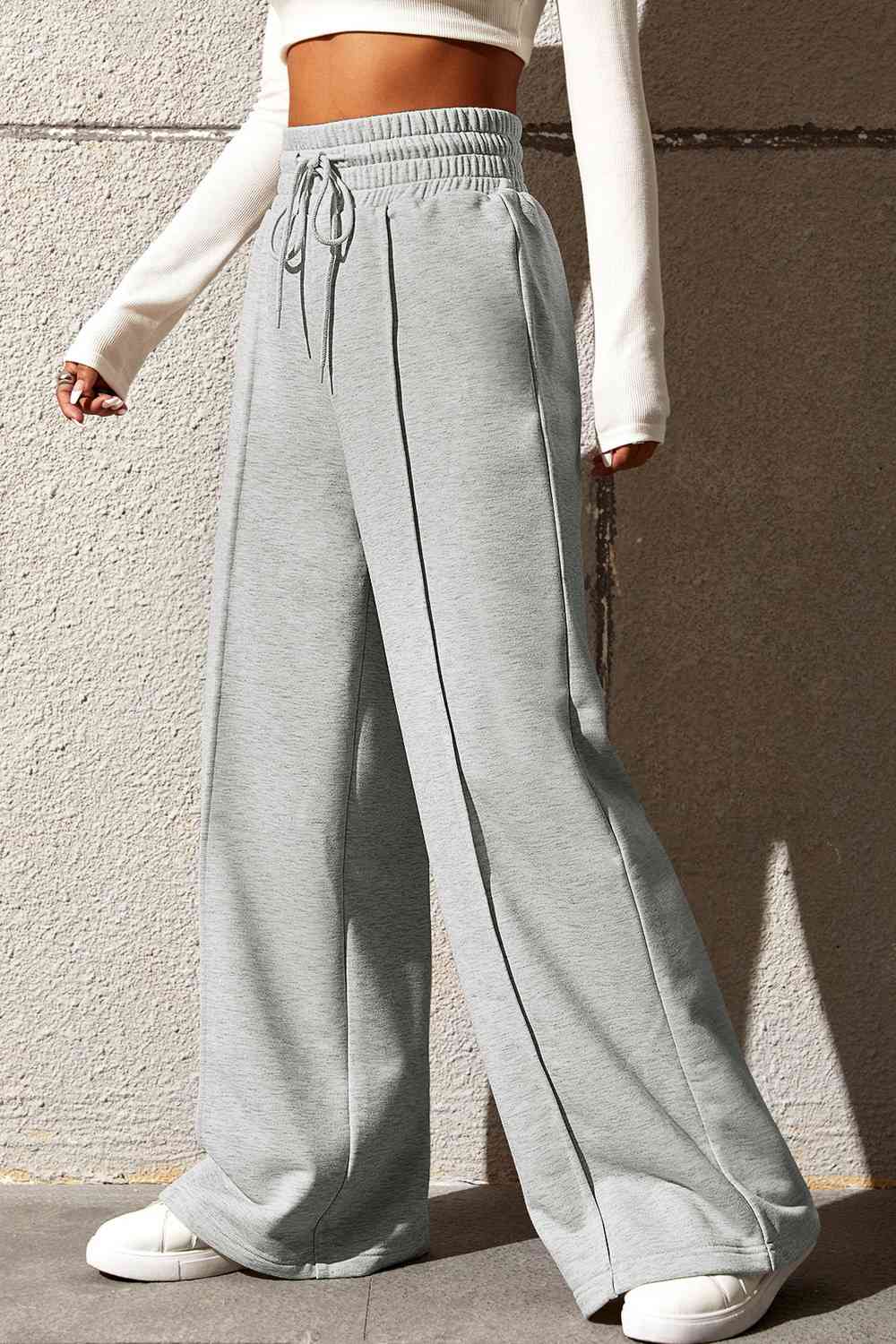 Wide Leg Pants with Pockets