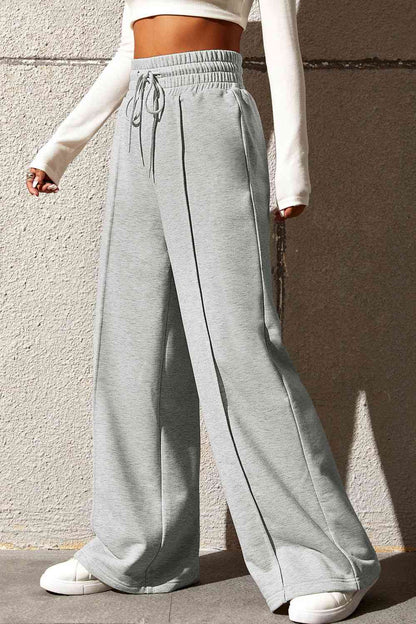 Wide Leg Pants with Pockets