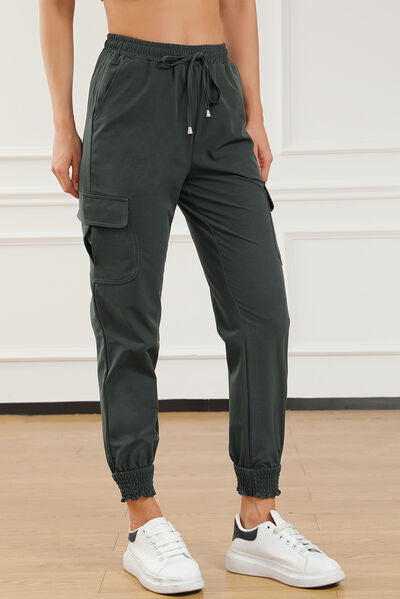 Drawstring Joggers With Pockets